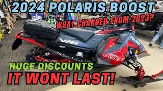 Прибыл снегоход Polaris VR1 137 850 Boost 2024 года! Изменения по сравнению с моделью 2023 года и...