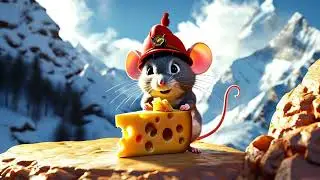 Monty's Hilarious Cheese Adventure 🧀🐭 | Mouse Story For Kindergarten | Funny Mouse Stories