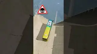 TRAVEL BUS VS MEGA RAMP 🔥 Crazy Crashing Game | Trucks Vehicles Extreme Jumping Car Stunts Simulator