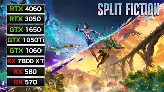 8 GPUs | Split Fiction | RX 7800 XT, RX 580, RX 570, RTX 4060, RTX 3050, GTX 1650... - #EAPartner