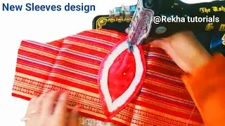 blouse sleeve designs|baju ka new design|simple and easy sleeve design| baju design|Rekha Creation