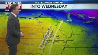 Parade of fronts lead to temperature ups and downs through the weekend