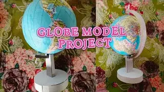How to make a globe 🌎 from waste plastic ball 🏀.Diy craft &zwnj;l waste craft l globe for school projects