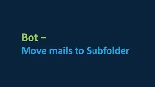 Move Mails to particular folder using UiPath
