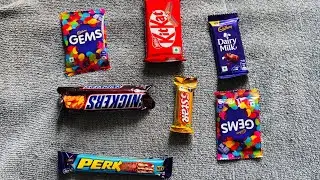 Snickers vs kit kat vs perk vs 5star vs dairy milk vs gems #Snickers 