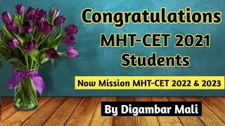 Congratulations Buddies !!! | MHT-CET 2021 Result Declared