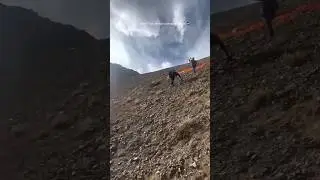 Indeed Men are build different - Can climb mountains of love #men #mountains #crawling #parachute