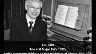 J. S. Bach - Trio in G Major BWV 1027a - Hans Fagius, Organ