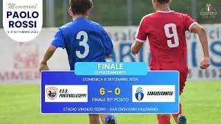 Pontevalleceppi - Sangiovannese 6-0 - Memorial Paolo Rossi 2024