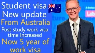Post study work visa time increased ||Australian immigration ||student visa news||new update #visa