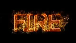 Photoshop Tutorial:Fire Text Effect