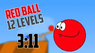 (Old) [3:11.300] Red Ball Speedrun - 12 Levels