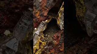 wow!! Gold Quartz to Fine Gold 😱#GoldRush #Quartz #Discovery #Explore #viral #fyp