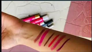 Affordable Lip Crayons From Nykaa | Best Lip Colours For Indian Skin Tone | #shorts #makeupShorts