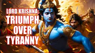 👑 Triumph of Justice: Lord Krishna's Epic Battle with Kamsa 🏹