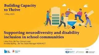 How to support neurodiversity and disability inclusion in school communities - Day 2 (Session 7)