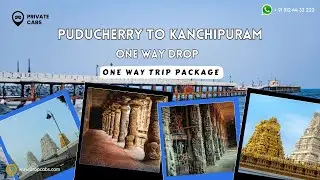 Low Fare One Way Cab | Pondy &rarr; Kanchipuram #oneway #cabs #taxicabservice #pondicherry #kanchipuram