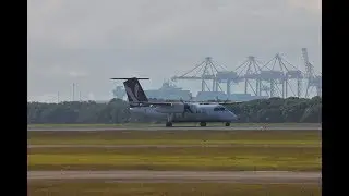 Skytrans de Havilland Canada DHC-8-102 [VH-QQB] - Takeoff Brisbane Airport