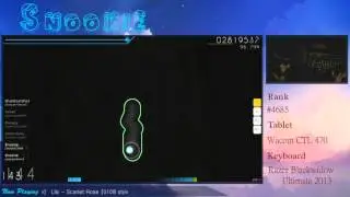 osu! | Scarlet Rose HDHR | Huuge choke