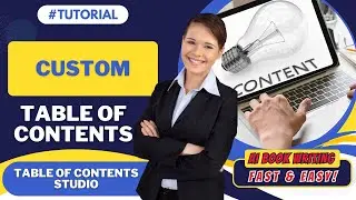 ✨ AI Book Generator: Custom Table of Contents Creation for Your Unique Book