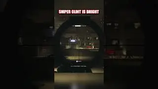 Sniper glint in CoD will give us away - at night