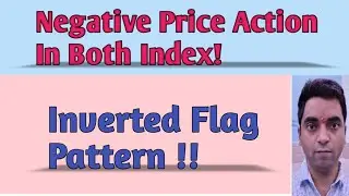 Negative Price Action In Nifty & Bank nifty !! inverted Flag Pattern !!