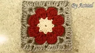 Flor de Crochê Bellatrix   #ByActual