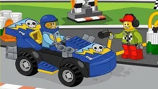 LEGO Game Gas station and Serf Girl