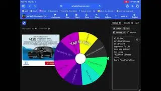 Evan&rsquo;s Birthday Reward Wheel