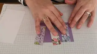 Fun fold card using Hydrangea Hill designer series paper