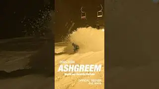 powder day #snowboard #powder #groundtrick #carving #ashgreem #djiosmoaction6