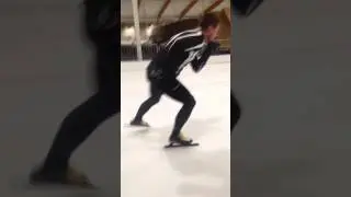 Schaatstechniekanalyse schaatshouding Schaatsschool Eleven Elfstedenhal Leeuwarden