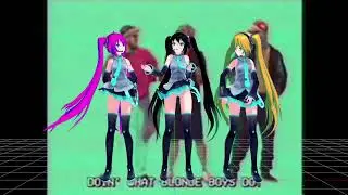 MMD Cyndago (blonde boys) rotoscope motion trace WIP