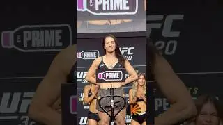 Veronica Hardy at the UFC 320 ceremonial weigh-ins #ufc #mma