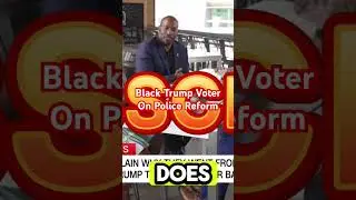 Black Trump voter&rsquo;s opinion on police reform! #trumptariffs #maga #moderate #conservativevoices