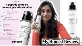 COSRX 6 Peptide SkinBooster Serum- Review #nykaa #serum #viralvideo #skincareaddict 