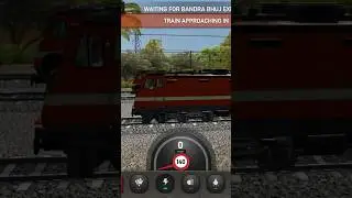 ICF RED OVERTAKING ICF OLD RAJDHANI EXPRESS #shorts #yt_shorts #indiatrainsimulator #rajdhaniexpress