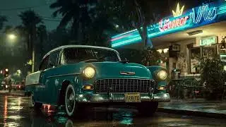 ＢＡＣＫ　ＴＯ　１９８６ [ Synthwave - Retrowave - Dreamwave Mix ] | Neon Nights in the Rain