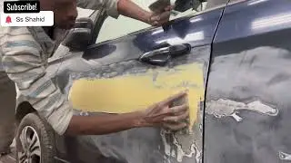Tata Tigor One Side Complete Paint Work | Ghisaai Se Final Paint Tak 🔧🚗