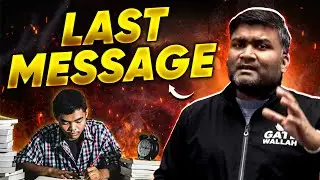 Last Message for GATE Aspirants | GATE 2025
