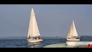 Rounding the buoy, spinnaker launch at 2 minutes in.