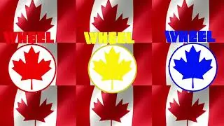 Wheel of Fortune Video Wall Backdrop - Canada Week