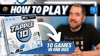 How to Play Tapple 10 - Ten Games in 1 Box! | Board Game Tutorial
