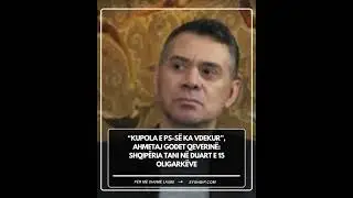 &ldquo;Kupola e PS-s&euml; ka vdekur&rdquo;, Ahmetaj godet qeverin&euml;: Shqip&euml;ria tani n&euml; duart e 15 oligark&euml;ve