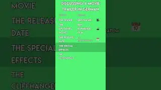 German for Movie Buffs: Discussing a Movie Trailer! 🎬🍿