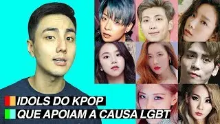 10 IDOLS COREANOS QUE APOIAM A CAUSA LGBT! :)