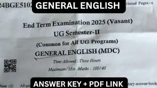 ba 2nd semester english ||general english ba 2nd semester 