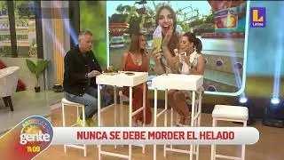 🔴📹 #ArribaMiGente | Maritere nos enseña a comer helados con estilo