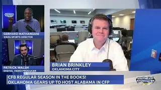 Oklahoma gears up to host Alabama in CFP, Brian Brinkley joins SES+