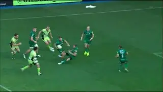 Alex Lewington boshes him own teammate Chris Noakes